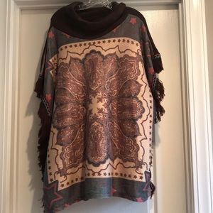 Blanket Style Poncho